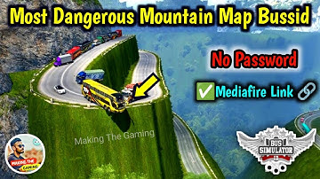 Map Mod Bussid 3.7.1 | Mountain Map Mod For Bussid | Most Dangerous Mountain Map in Bussid | Mod Map