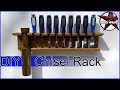 Chisel Rack DIY & Wood Mallet Holder Chisel Rack DIY & Wood Mallet Holder