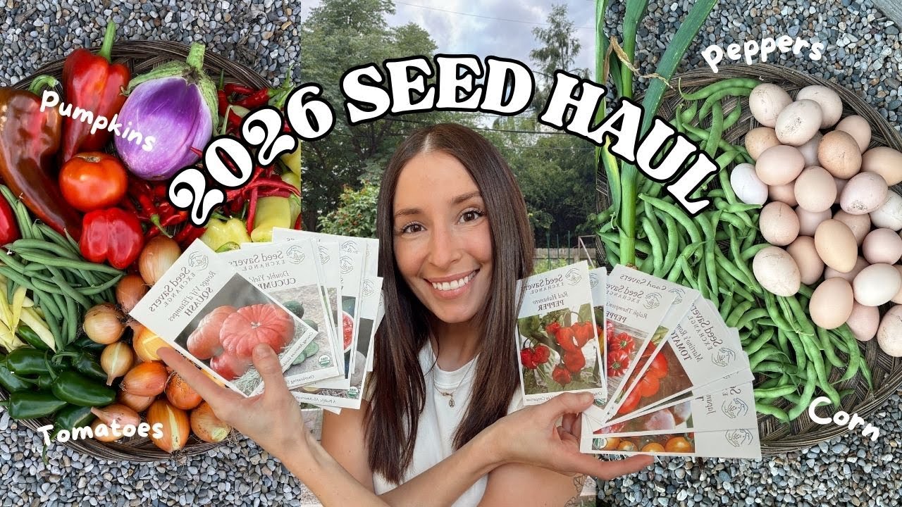 Everything I'm Growing in my 2026 Garden! Favorite seeds and some new ...