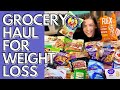 HEALTHY GROCERY HAUL FOR WEIGHT LOSS | Weight Watchers Grocery Haul | WW Blue Plan