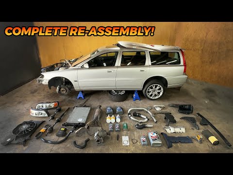 Manual Swapping My Swedish Volvo V70R (Engine Replacement & First Start)