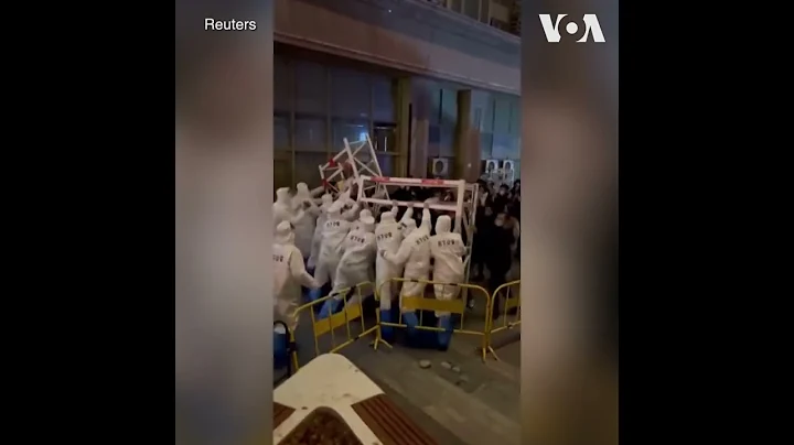 濟南居民與警方對抗 試圖衝破封控 - 天天要聞