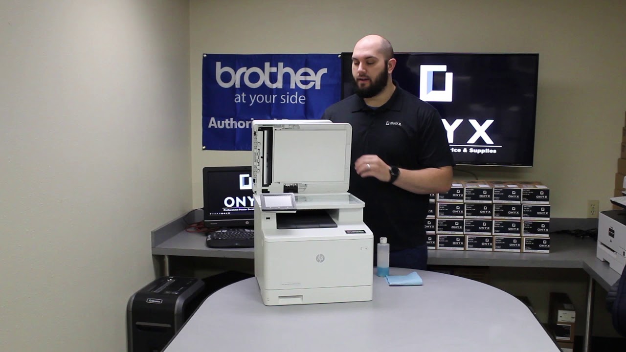 HP M477 Onyx Imaging OKC Printer Repair How to Clean the Scanner Glass YouTube