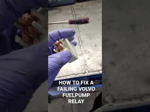 How To Fix A Failing Volvo 240/740/940 Fuelpump Relay! #shorts