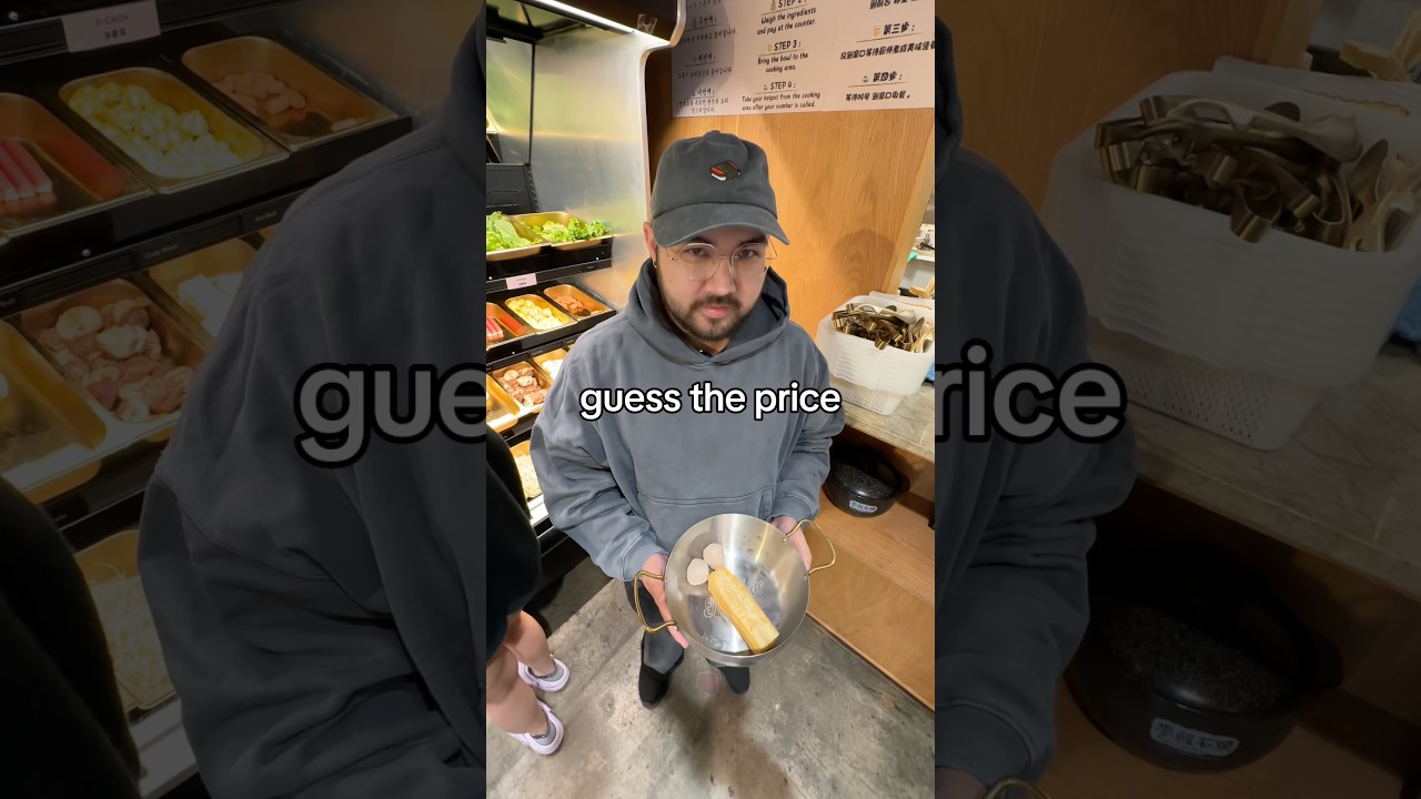 first time guessing the price of our malatang hotpot bowls 😅