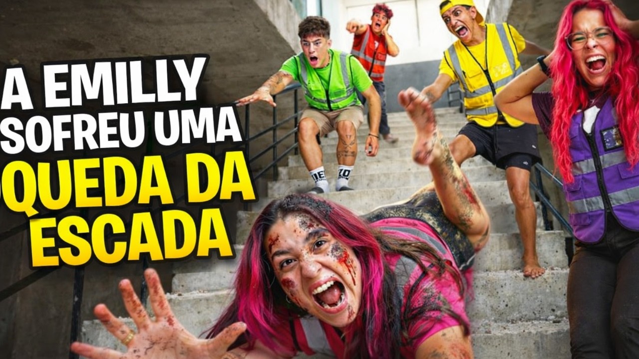 Эмили упала с лестницы во время съемок. С ней все в порядке?