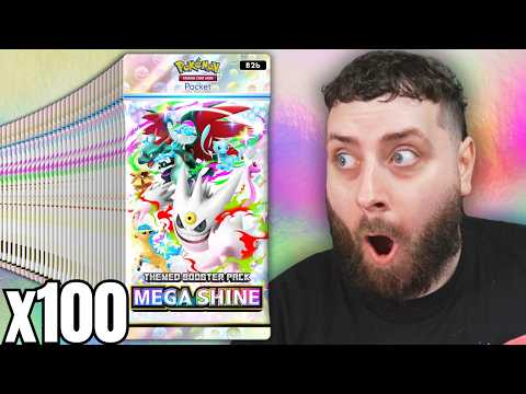 I Opened 100 MEGA SHINE Packs In Pokémon TCG Pocket!