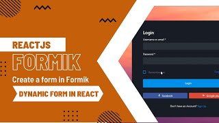 React Formik Dynamic form | React form using Formik in Hindi 2022