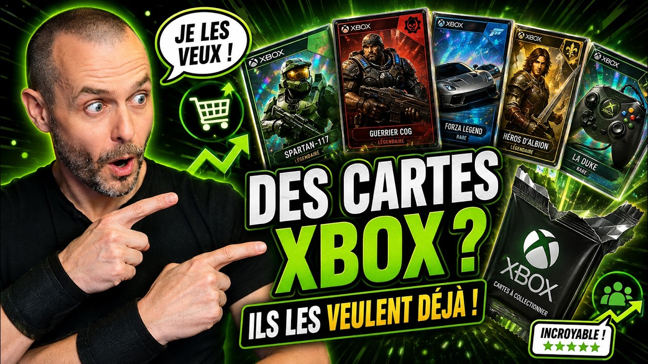 Xbox crée des cartes à collectionner… et les joueurs les VEULENT !