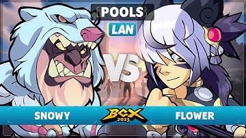 Flower vs Snowy - Pools - Brawlhalla World Championship 2023 - LAN 1v1