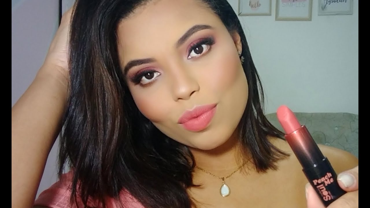 NOVO BATOM SOUL PEACHE ME PINK  (PÊSSEGO) EUDORA - POR DENISE MONTEIRO