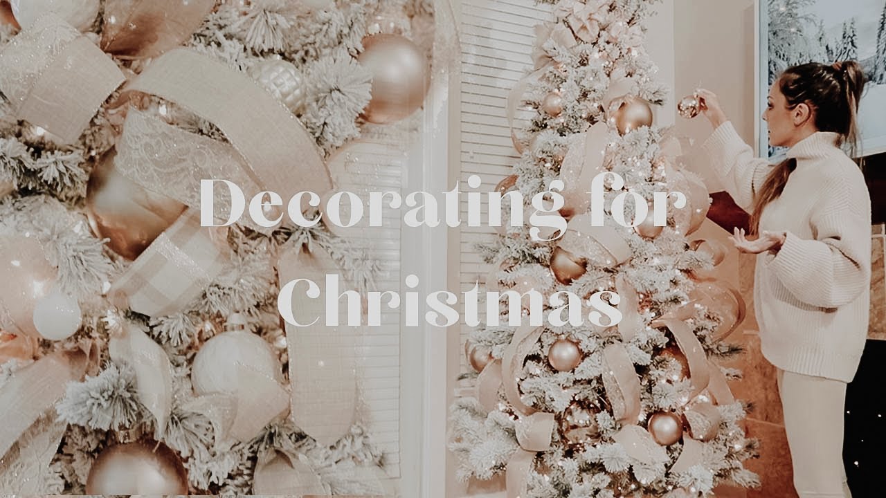 How to Decorate a Glamorous Christmas Tree 2021! A Cozy Decorating my