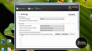 Securely Erase Files from Your Hard Drive by Britec