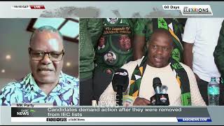 MK Party candidates demand action after they were removed from IEC lists