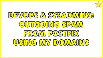 DevOps & SysAdmins: Outgoing spam from postfix using my domains