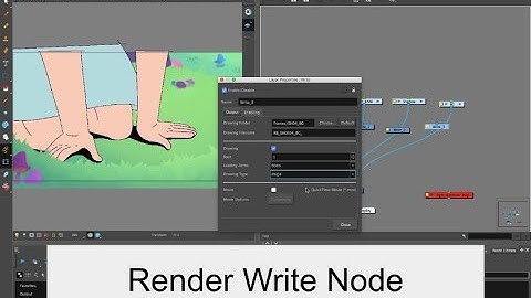 Exporting with Render Write Node in Toonboom Harmony