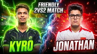 INSANE 2v2 BATTLE 🔥 @JONATHANGAMINGYT  vs KYRO | BGMI TDM Highlights