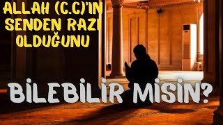 Allahin Senden Razi Olduğunu Bi̇lebi̇li̇r Mi̇si̇n? - Talebeni̇n Hocasina Verdi̇ği̇ Ders