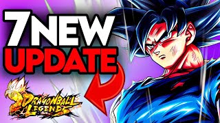 DRAGON BALL LEGENDS VERSION 5.2| 7 NEW UPDATE 🔥 (Dragon Ball LEGENDS)