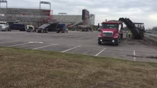Groundbreaking underway for UHCougarFB indoor football facility west side of TDECU Stadium