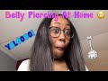 Piercing my belly at home || Amazon Kit