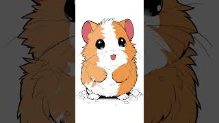 Hamster Coloring page #viral #coloringpages #colorpage #coloring #trending #hamstercoloring