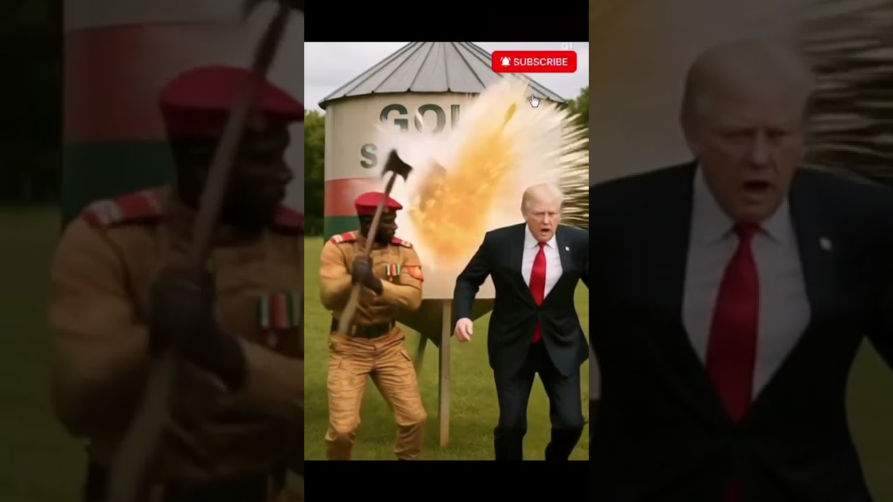  Gold Guard Showdown Traor Vs Trump Trending Funny Viral Usa Africa
