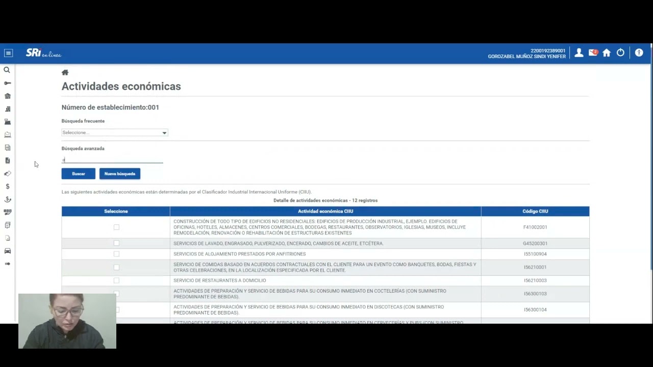 TEMA #3 ACTIVIDADES ECONÓMICAS DEL SRI