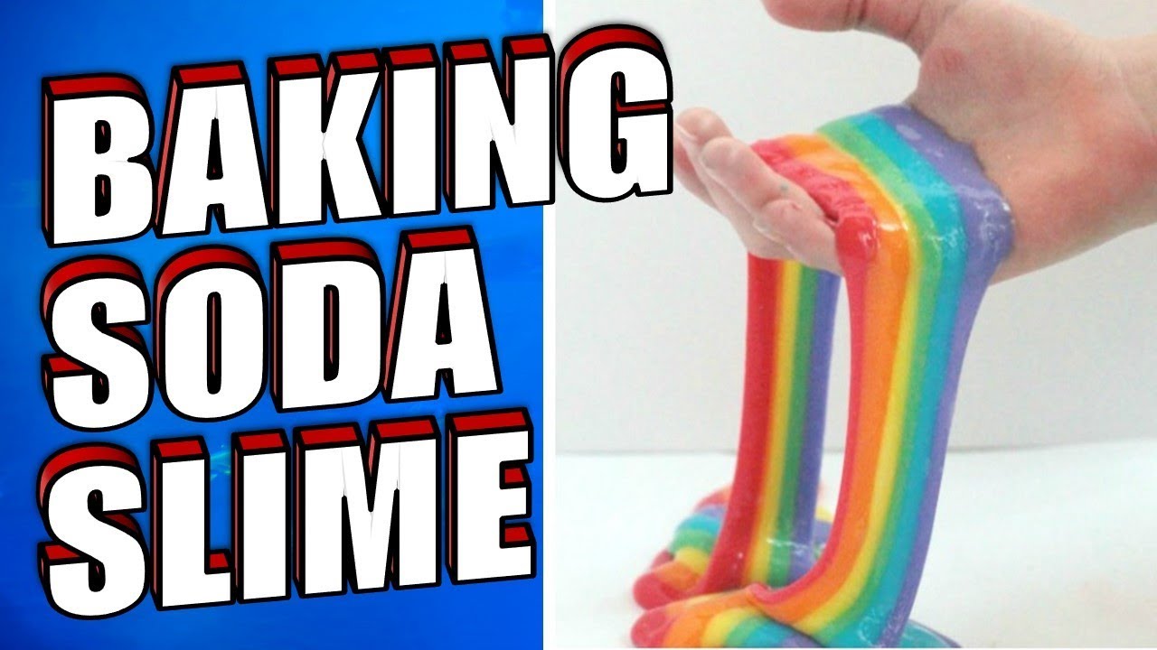 How To Make Baking Soda Slime Without Borax Or Liquid Starch YouTube