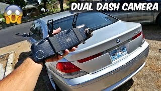 5.0' 170° Wide Angle Full HD 1080P Dual Car Camera Front and Rear Mirror DASH CAMERA