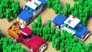 LEGO Prison Break in Desert - Police Chase