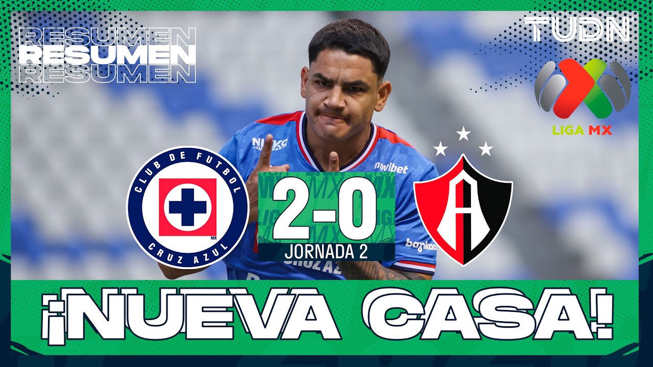 HIGHLIGHTS - Cruz Azul 2-0 Atlas | Liga MX - Jornada 2 Clausura 2026 ...