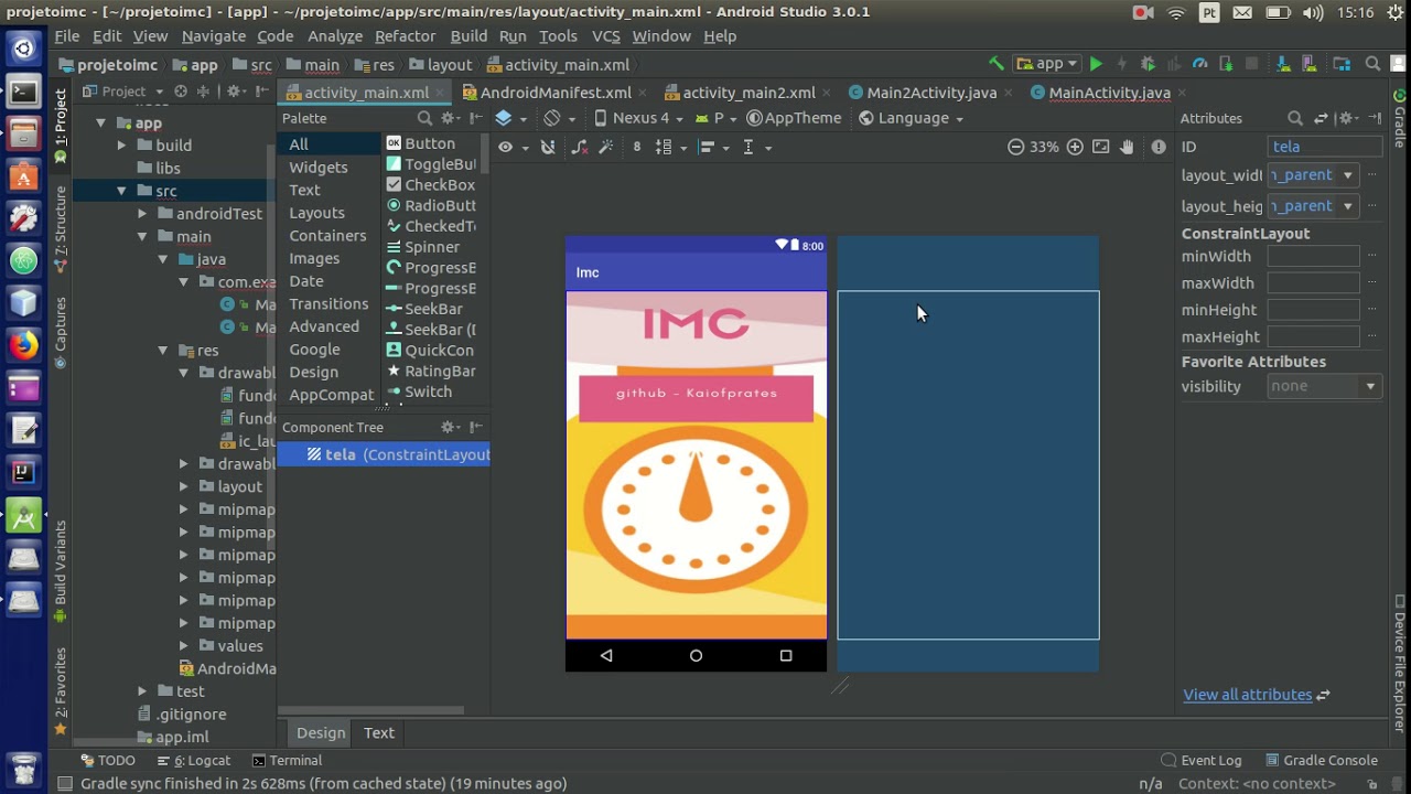 exemplo de aplicação simples em java - Android Studio - YouTube