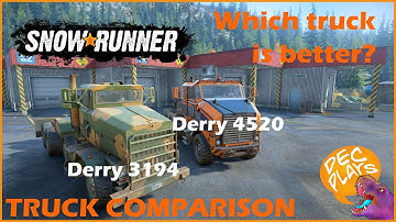 Which is better: Derry Longhorn 3194 or Derry Longhorn 4520 - Snowrunner