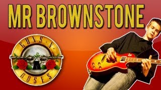 Guns N'Roses - Mr Brownstone Full Guitar Lesson (With Solo)