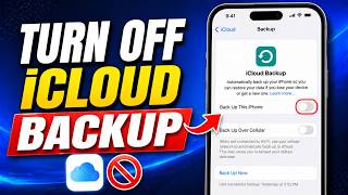 Turn Off iCloud Backup On iPhone - Stop Automatic Backup Easily