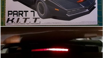 Knight rider "KITT" 1/24 scale (pt 7 The scanner!)