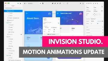 InVision Studio Motion Animations Update