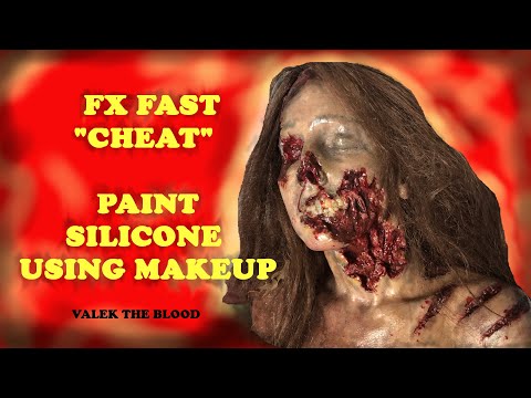Professional DIY Painting Silicone with Makeup - Female Zombie