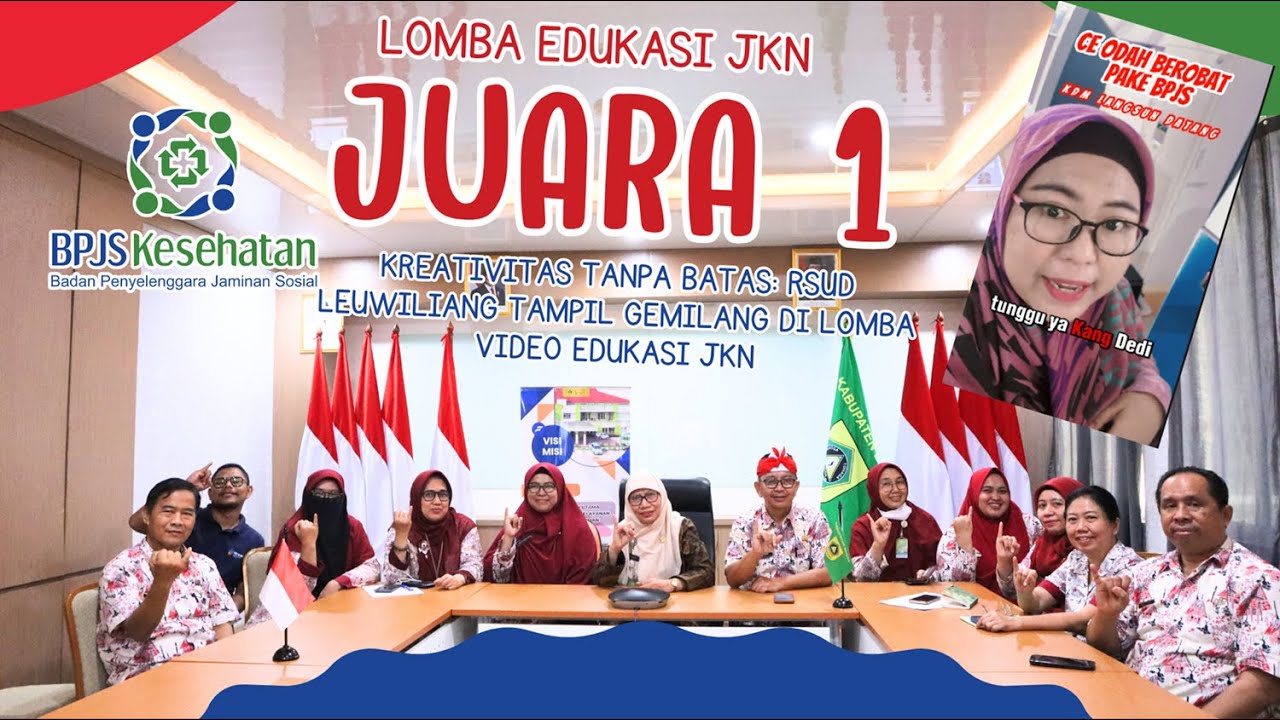 RSUD Leuwiliang Raih Juara 1 Nasional! Video Edukasi JKN Buktikan Kualitas dan Kreativitas