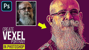 How To Create Vexel Art / Cartoon Effect Art In Photoshop | Photoshop Tutorial