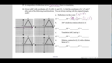 Transformations, Symmetry and Angles in Polygons Review