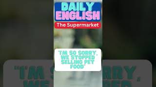 Learn English Daily Conversation | The Supermarket 38 | #shorts