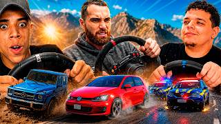 FUGA DA POLICIA e TRILHA NO MONTE CHILIAD NO VOLANTE COM OS AMIGOS! - GTA 5 MODS (AO VIVO)