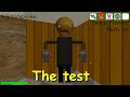 New character the test  baldis basics plus early access