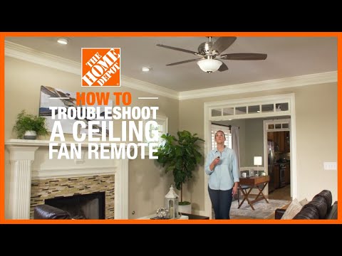 How to Troubleshoot a Fan Remote | The Home Depot