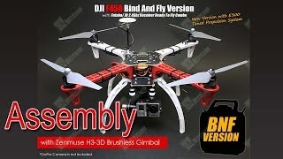 DJI F450 + NAZA-M V2 + H3-3D Part 2: Assembly (Сборка)