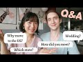 Answering some questions - How did we meet? Which state are we moving to? Why America over China?