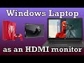 Use your Windows Laptop Display for almost any HDMI Device. ##see new video #