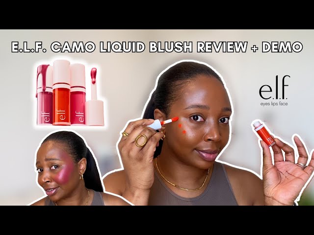 e.l.f. camo liquid blush product info and reviews NEW E.L.F. Camo Liquid Blush *Detailed* Review and Demo | Brown/Dark Skin